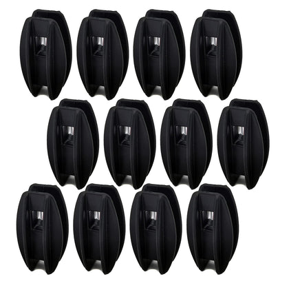 JBT 12-pack black corner post insulator for poly wire, durable and easy to attach.