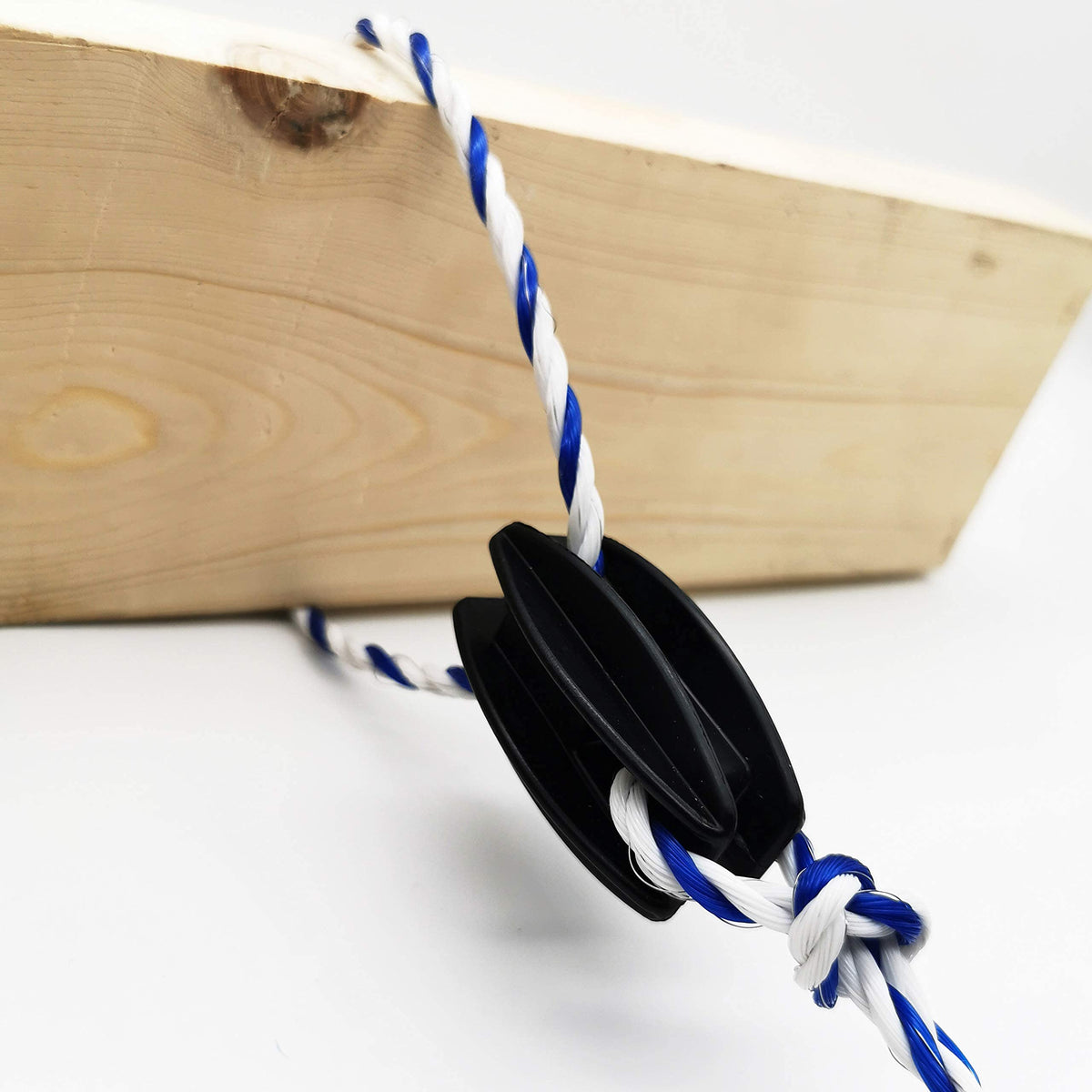 JBT easy-attachment insulator simplifies installation along posts and wires.