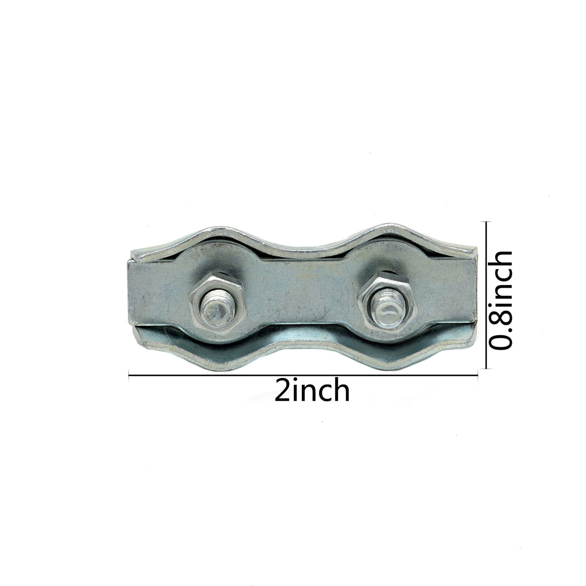 JBTOZIUY galvanized connectors: reliable fence wire connections for farm or temporary installations.