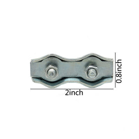 JBTOZIUY galvanized connectors: reliable fence wire connections for farm or temporary installations.