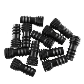 JCBIZ black POM end plugs seal 16mm tubing with easy tool-free installation
