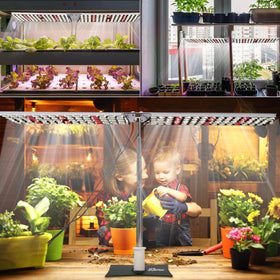 JCBritw slim base saves space while keeping pots accessible.
