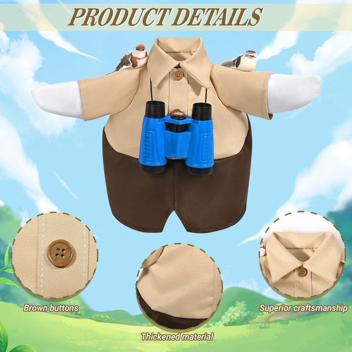 JcHrmers goose outfit hat completes a cute garden birdwatcher look