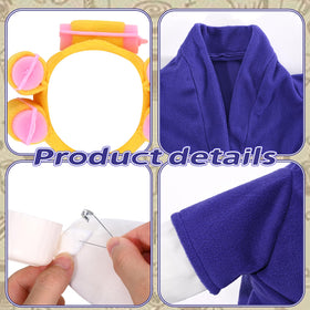 JcHrmers bathrobe and coffee cup curlers detail adds whimsical porch charm