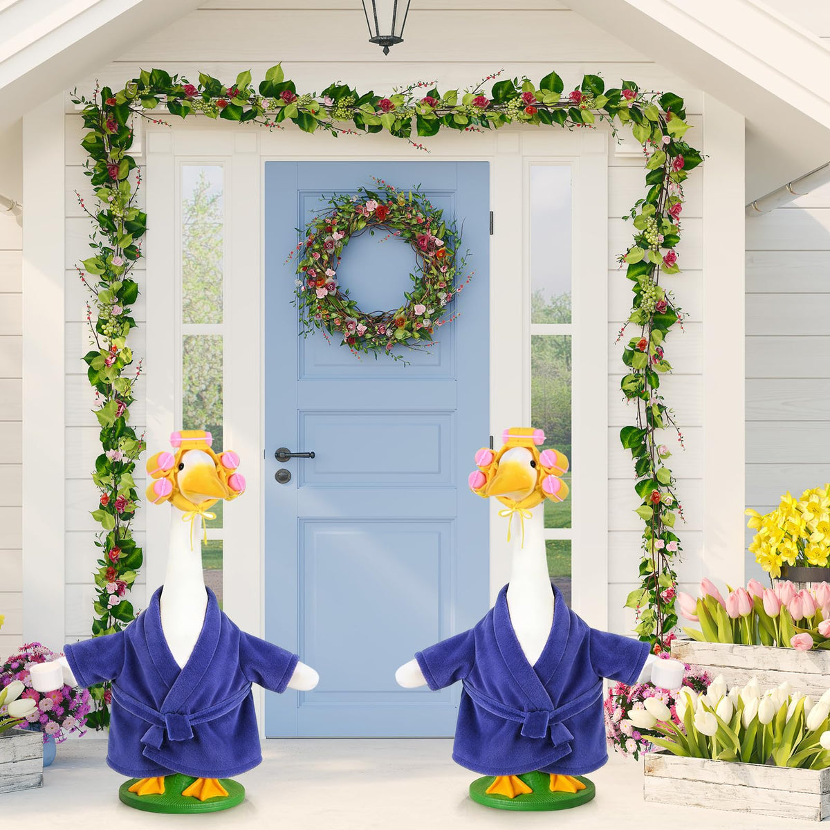 JcHrmers cozy robe-style goose costume for everyday outdoor charm