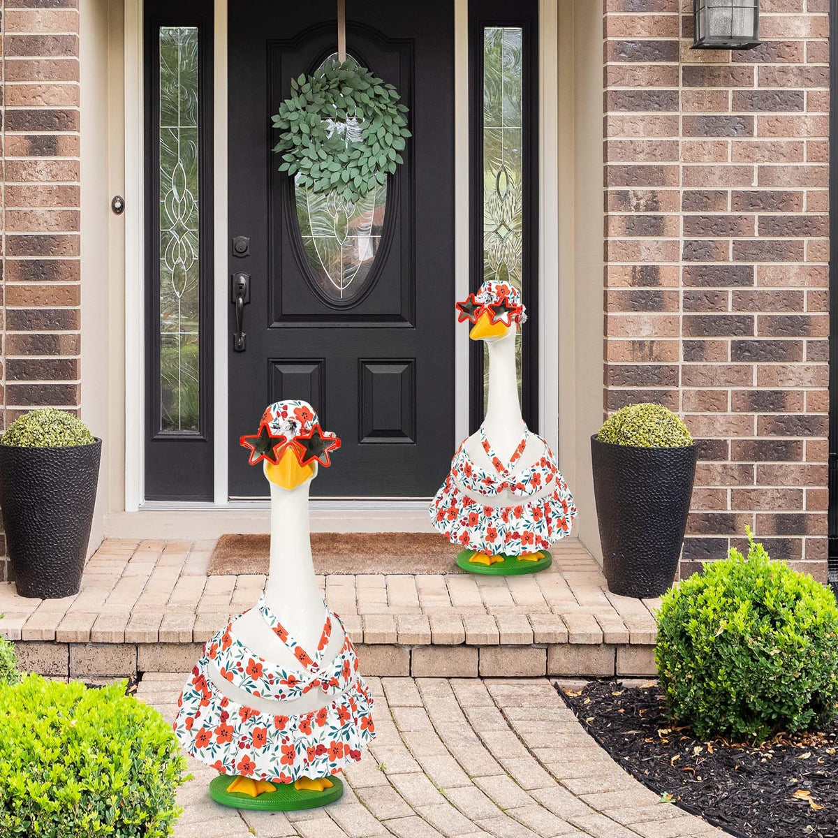 JcHrmers garden decor goose costume; perfect for patio and lawn celebrations