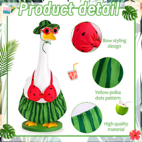 JcHrmers Hawaiian Goose Outfit bikini skirt creates coastal garden charm