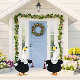 JcHrmers Justice Goose Outfit garden party decor enhancement