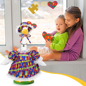 JcHrmers durable fabric withstands outdoor use for puzzle-piece goose outfit.