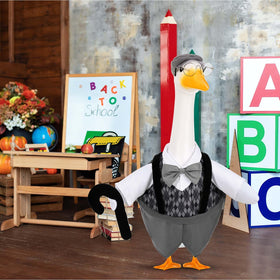 JcHrmers complete outfit transforms 23-inch goose into charming yard character