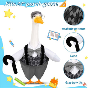 JcHrmers old man goose outfit glasses add character and playful curb appeal