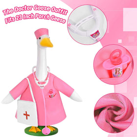 JcHrmers pink stethoscope detail on goose costume