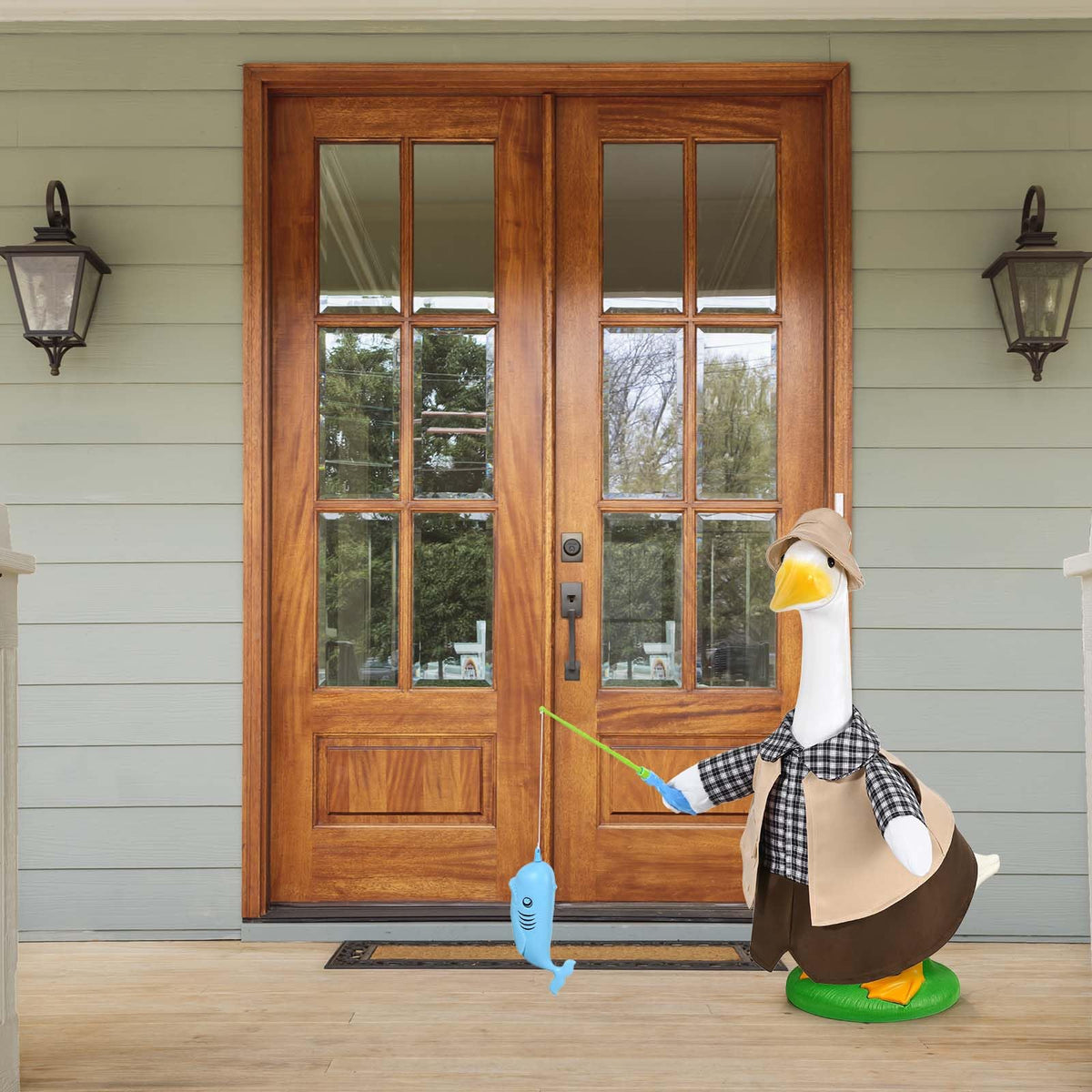 JcHrmers porch goose outfit gifts for goose lovers and decor fans