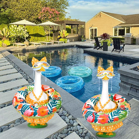 JcHrmers versatile porch goose outfit for year-round decoration