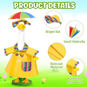 JcHrmers raincoat goose outfit umbrella keeps outdoor display bright in rain