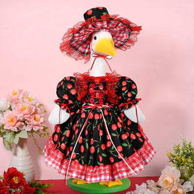 JcHrmers versatile outfit for lawn, patio, and indoor celebrations.