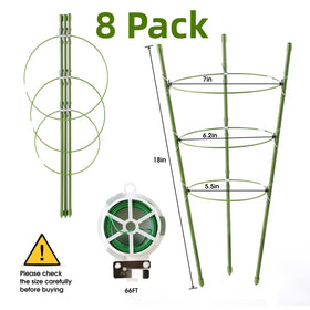 JCKHXG adjustable rings guide plant growth vertically.