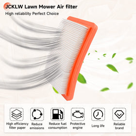 Premium JCKLW air filter protecting engines from dust and grit
