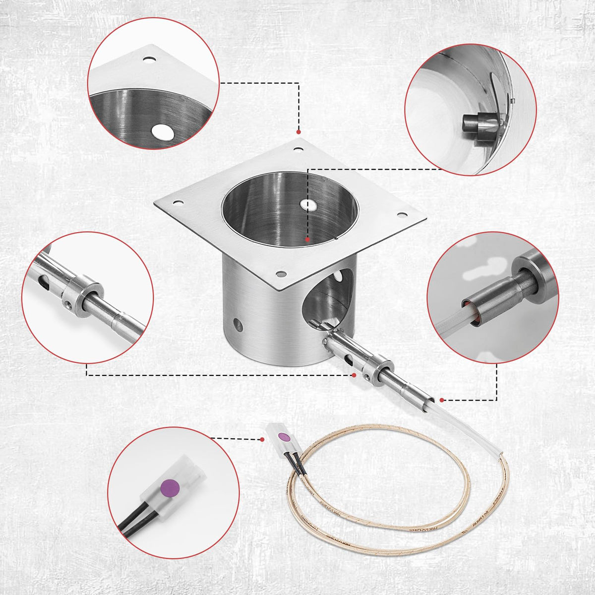 JCLMER ash remover tool for easy cleanup after grilling