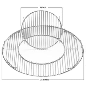 JCLMER center-piece removable grate lets you swap in a griddle or wok