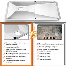 JCLMER chamfered edges reduce injuries during handling and setup