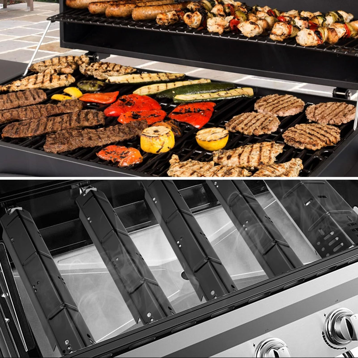JCLMER grill heat plate replacement for Dyna-Glo increases lifespan and cooking consistency