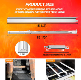 JCLMER heat plate shield shown for even heat distribution