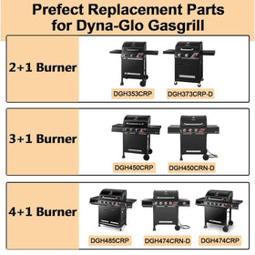 JCLMER heat plate for Dyna-Glo DGH483CRP ensures safer, more uniform cooking