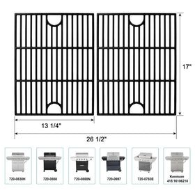 JCLMER Nexgrill 4-burner replacement grate fits multiple Nexgrill models for seamless grilling