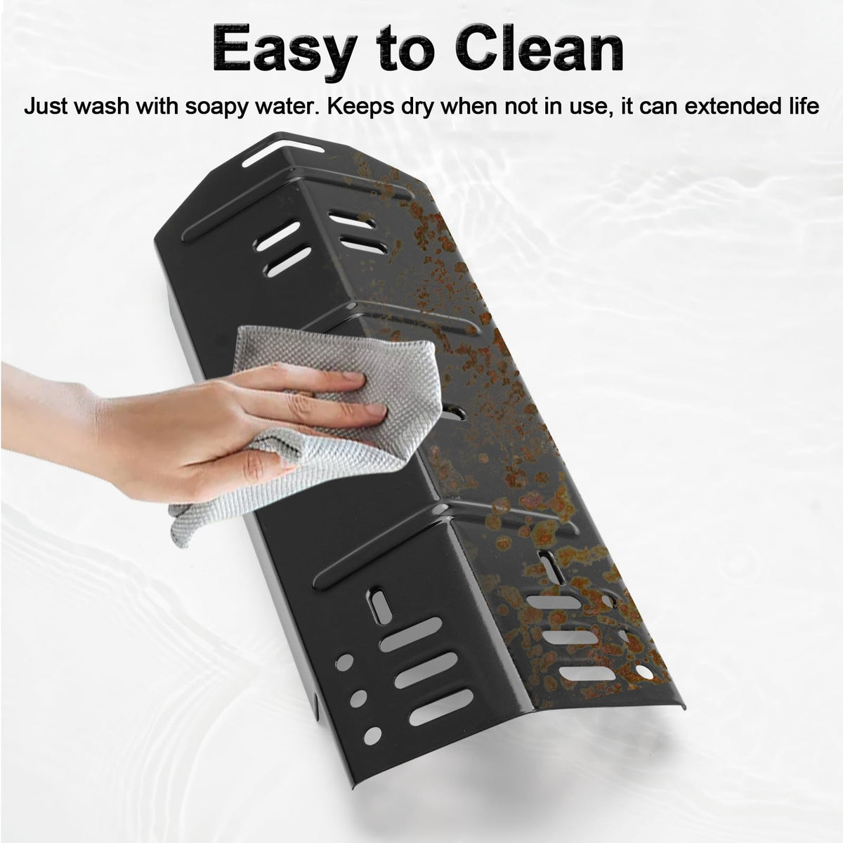 JCLMER porcelain steel heat plate for Dyna-Glo offers durable rust-resistant performance