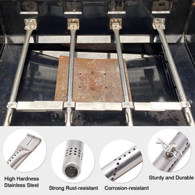 JCLMER stainless steel heat plates resist corrosion for extended grilling sessions.