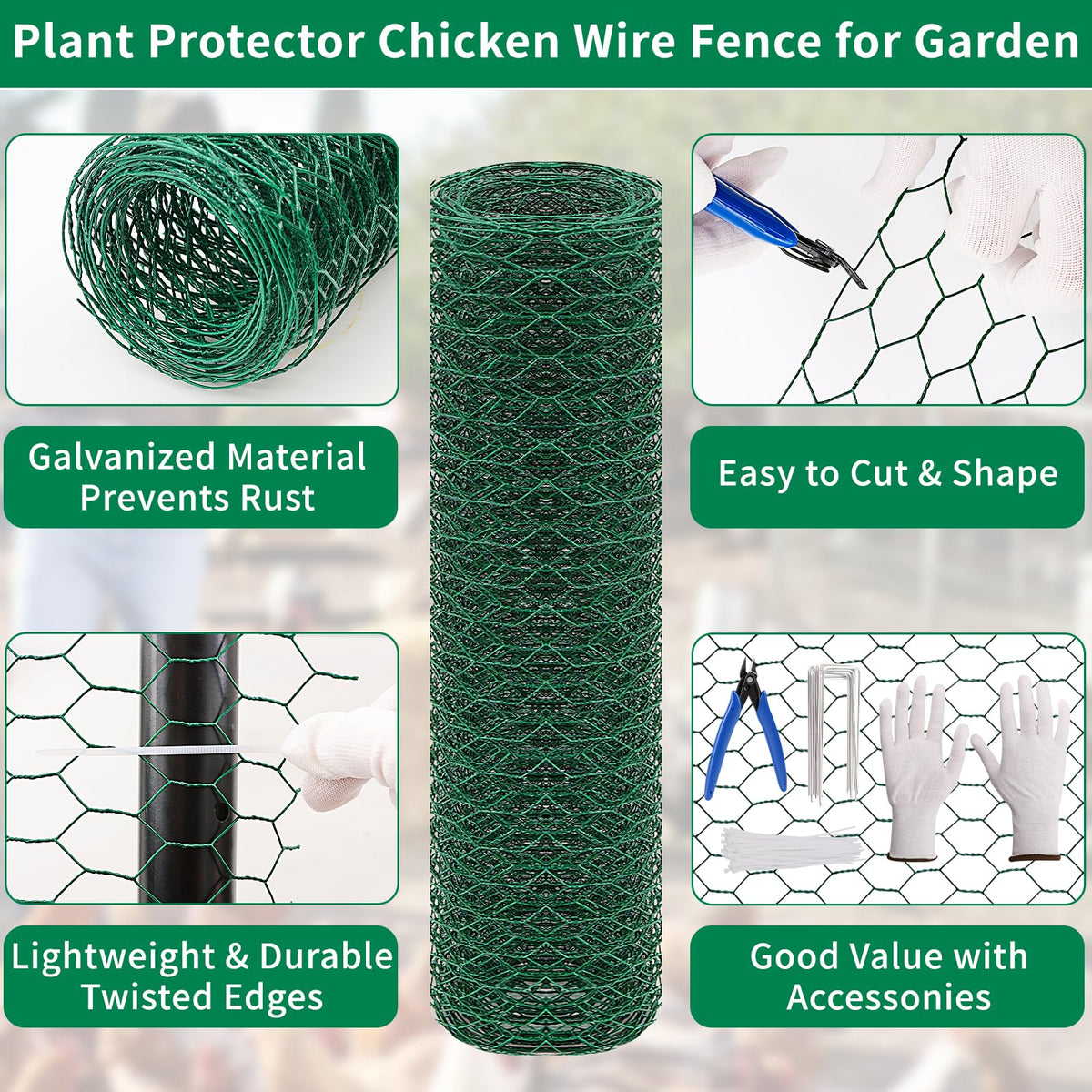Jcmbreltik floral arrangement wire for custom plant cages and decorative displays
