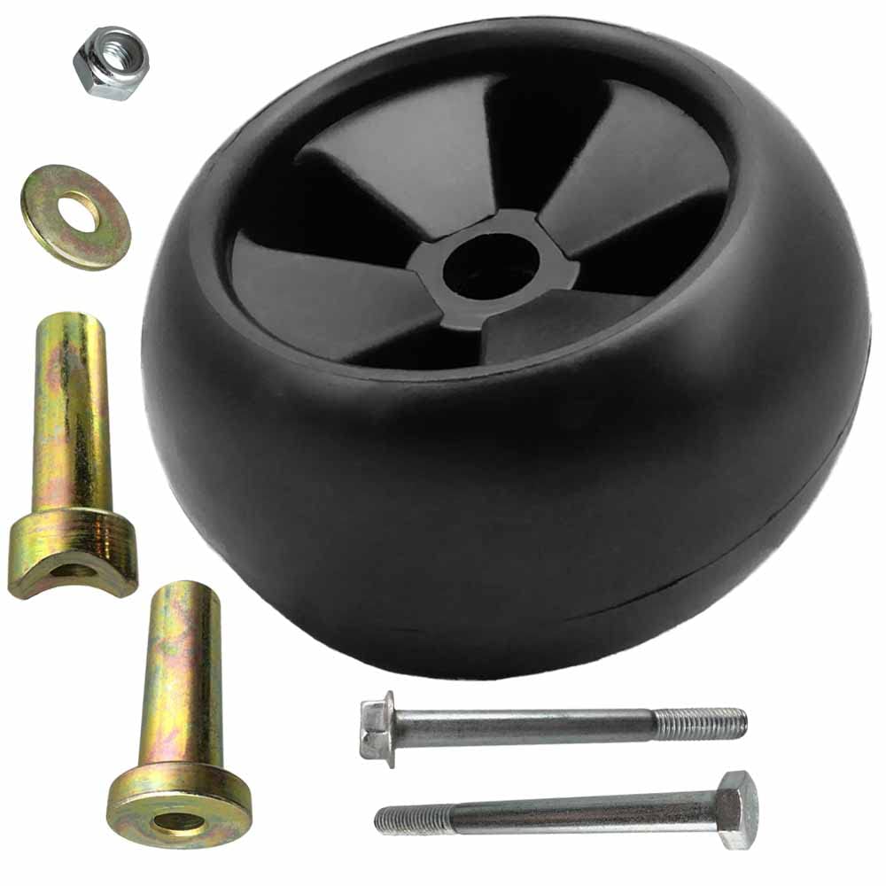 Parts 4 Outdoor deck wheel assembly improves mowing stability on JD models