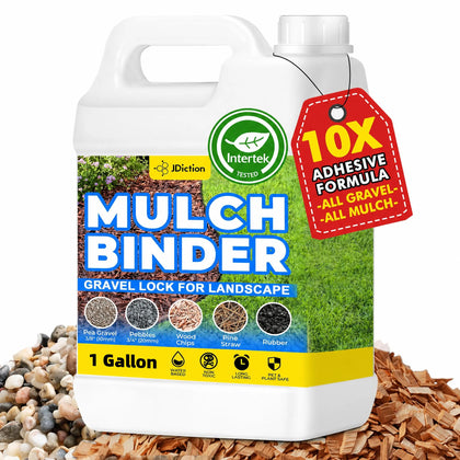 JDiction Mulch Binder bottle pour shows easy application for landscapes