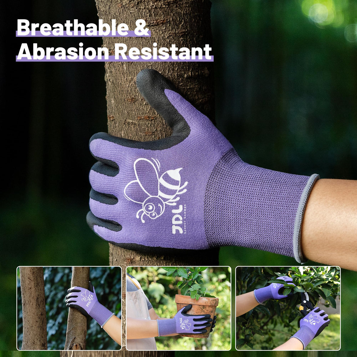 JDL gloves with reinforced stitching and easy cleaning for durability
