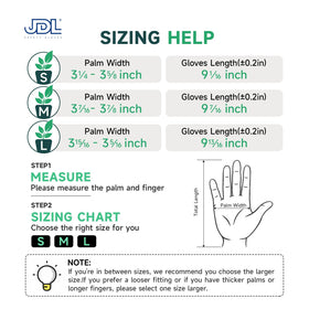 JDL gardening gloves that are machine washable for easy cleanup after outdoor work.