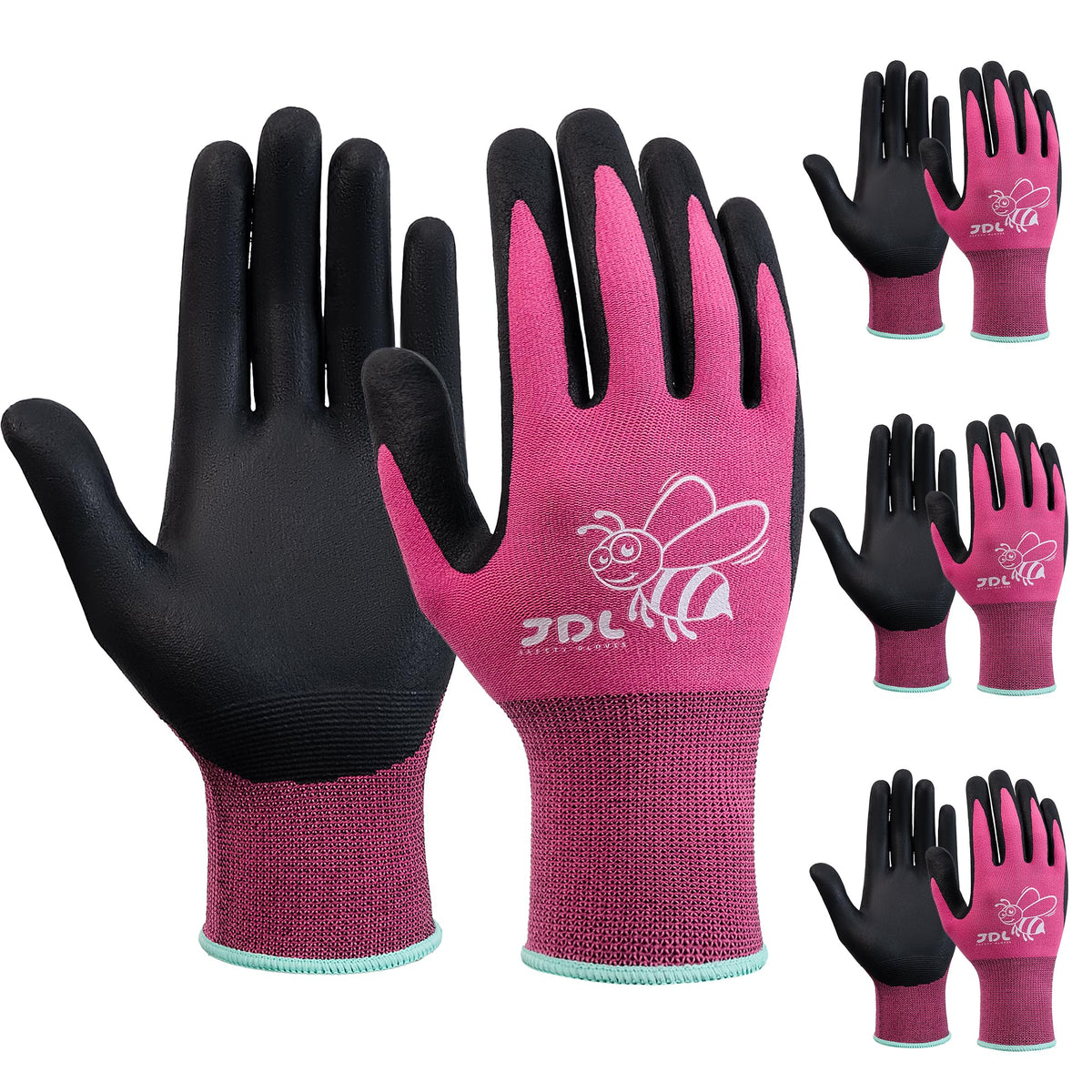 JDL gloves nitrile-palm grip for wet garden tasks