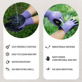 JDL nitrile-coated palm glove providing reliable grip on wet surfaces