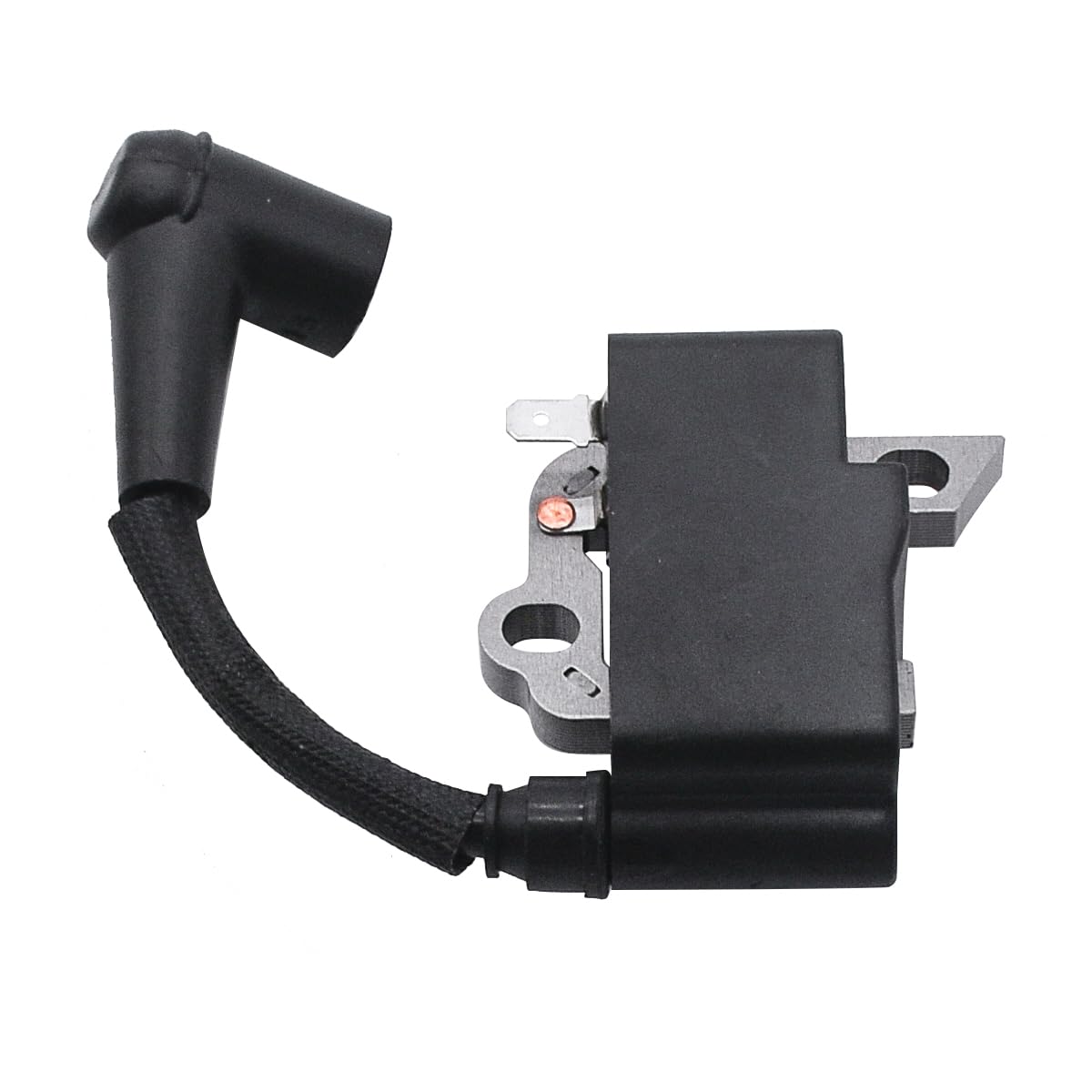 JDLLONG ignition coil fitment visual demonstrates broad Stihl model compatibility.