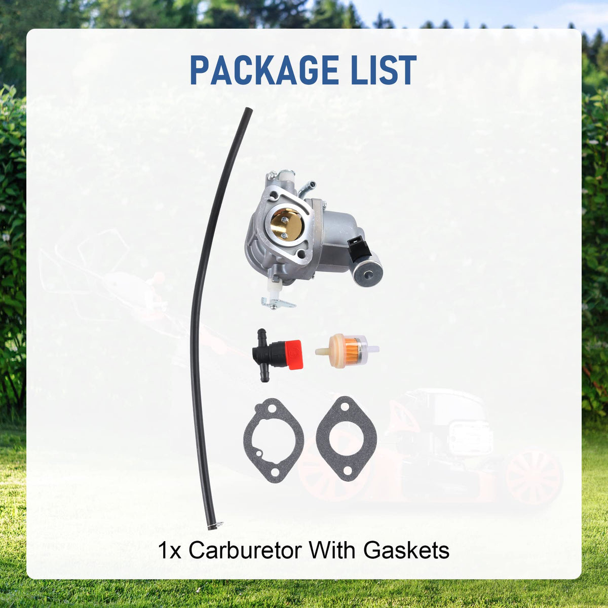 Durable JDMSPEED 594207 carburetor kit for long-lasting performance