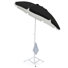 JEAREY 6.5ft sun shade canopy offers wide coverage and quick setup.