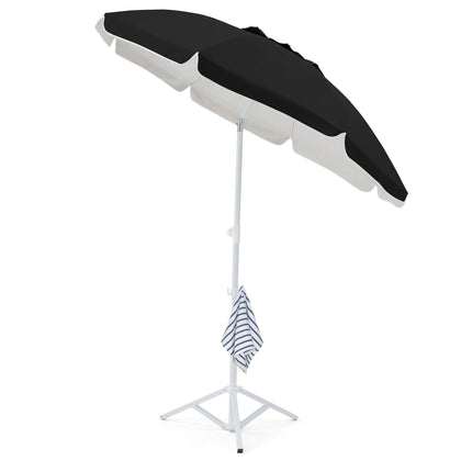 JEAREY 6.5ft sun shade canopy offers wide coverage and quick setup.