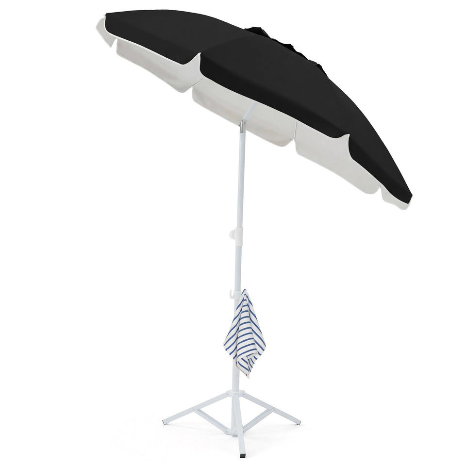 JEAREY 6.5ft sun shade canopy offers wide coverage and quick setup.