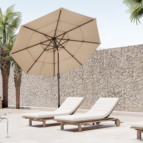 JEAREY 9ft diameter shade for 5–6 chairs around a table