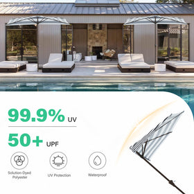 JEAREY 5 ribs closeup underlines durable frame for windy outdoor use