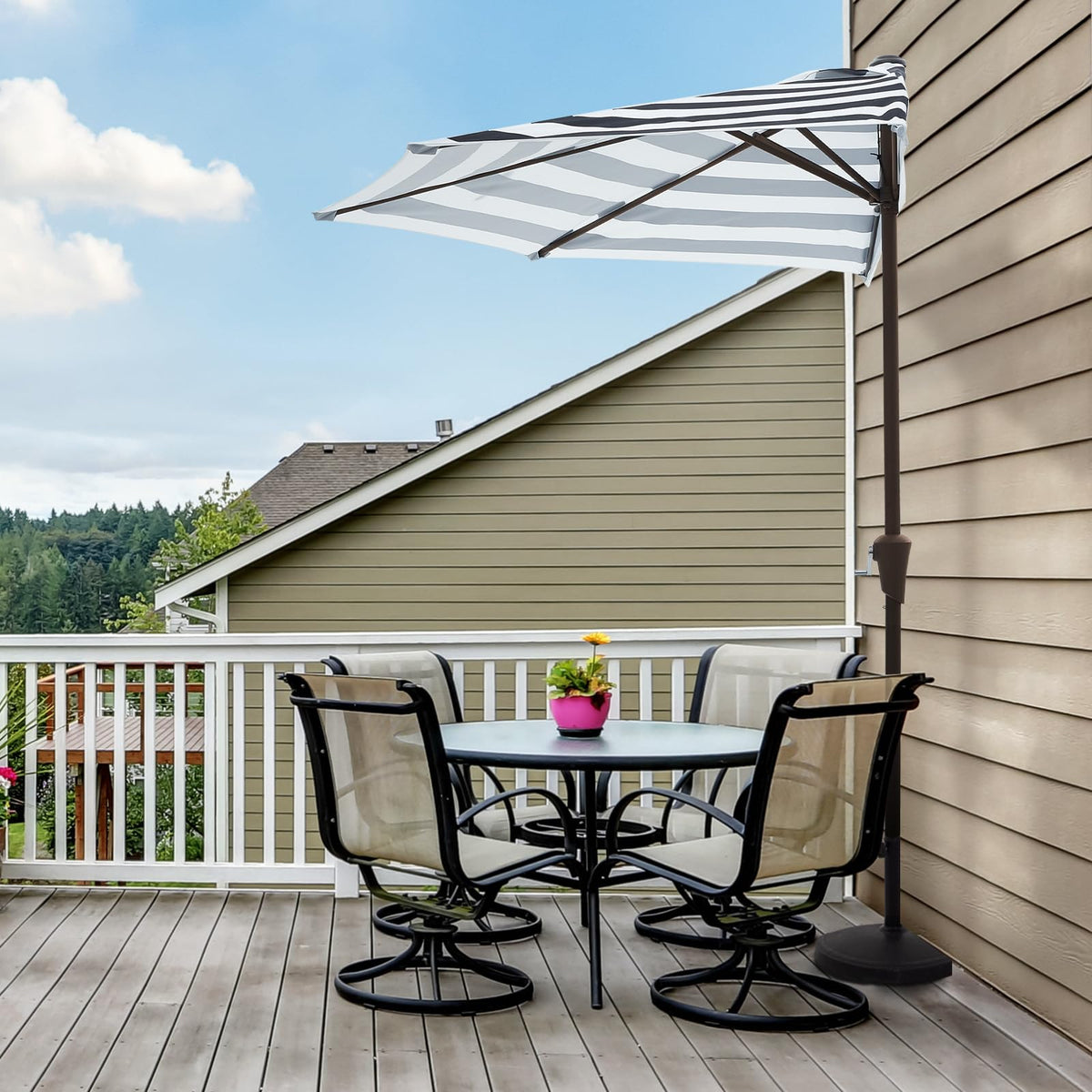 JEAREY space saving wall design ideal for balconies and poolside