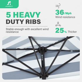 JEAREY top vent emphasizes airflow to reduce heat under canopy