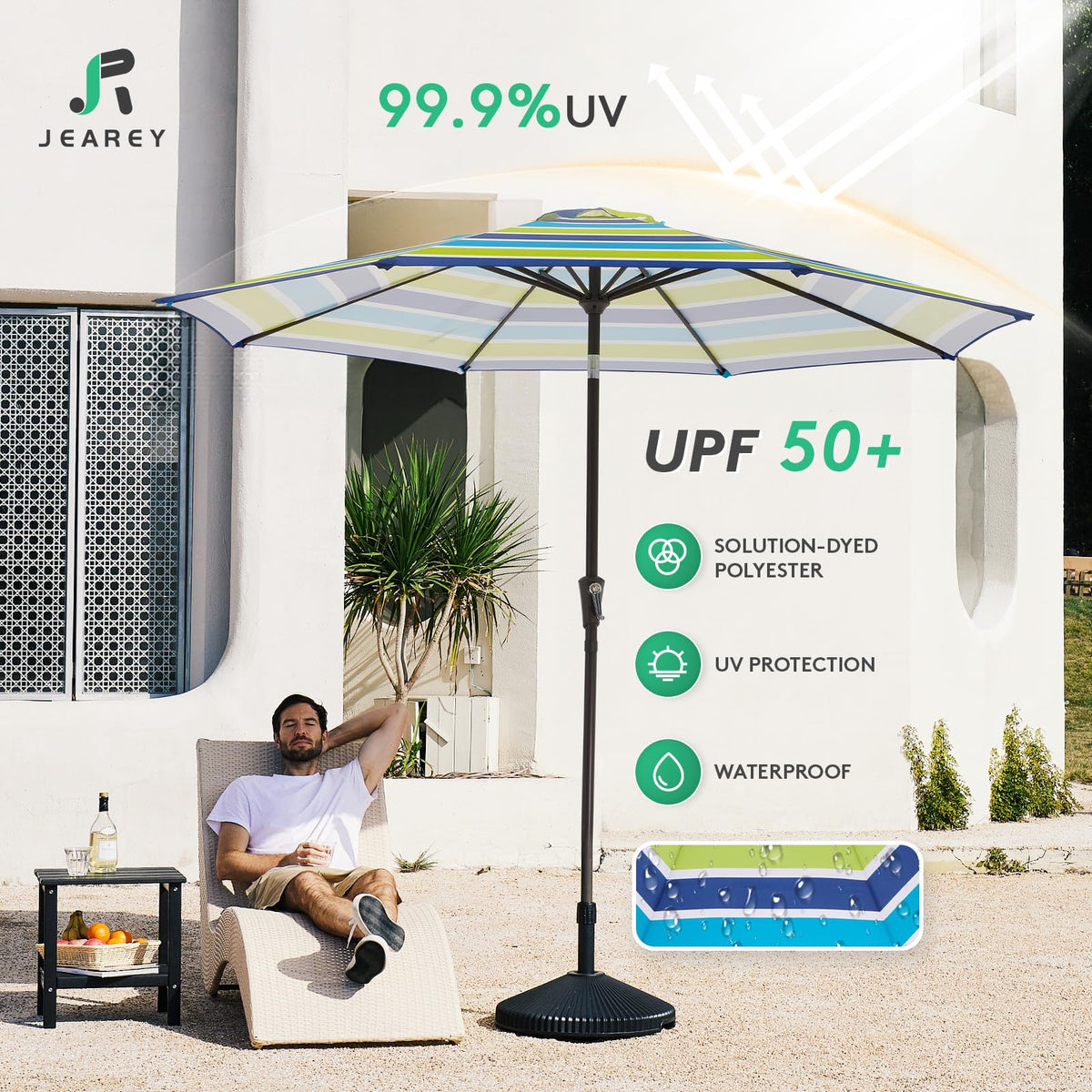 JEAREY vented canopy design showing improved airflow and stability