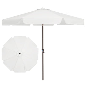 JEAREY 9ft patio umbrella top view showing broad shade coverage.