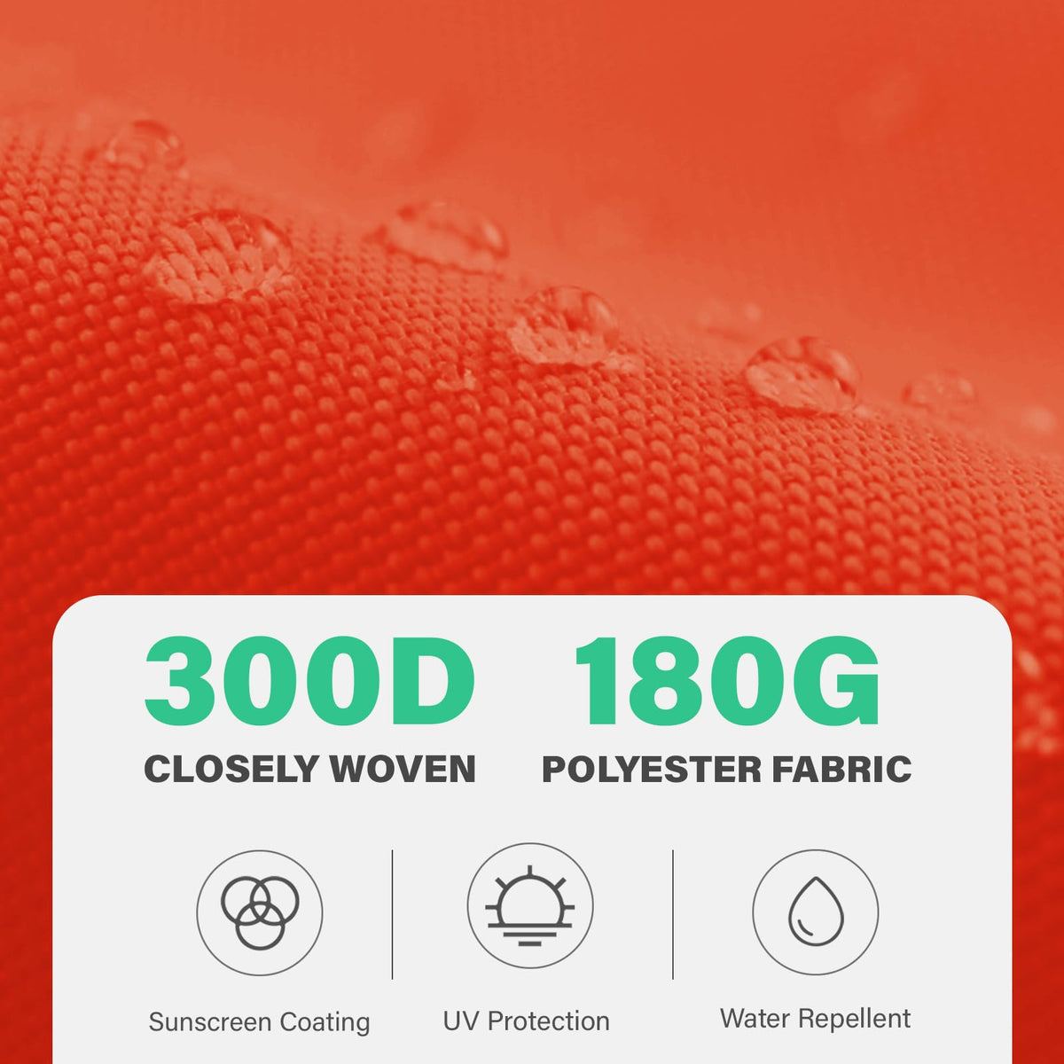 Stitching detail on JEAREY canopy for durability